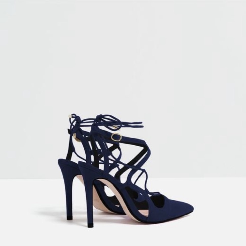 Zara Women  Heeled Fisherman Sandals